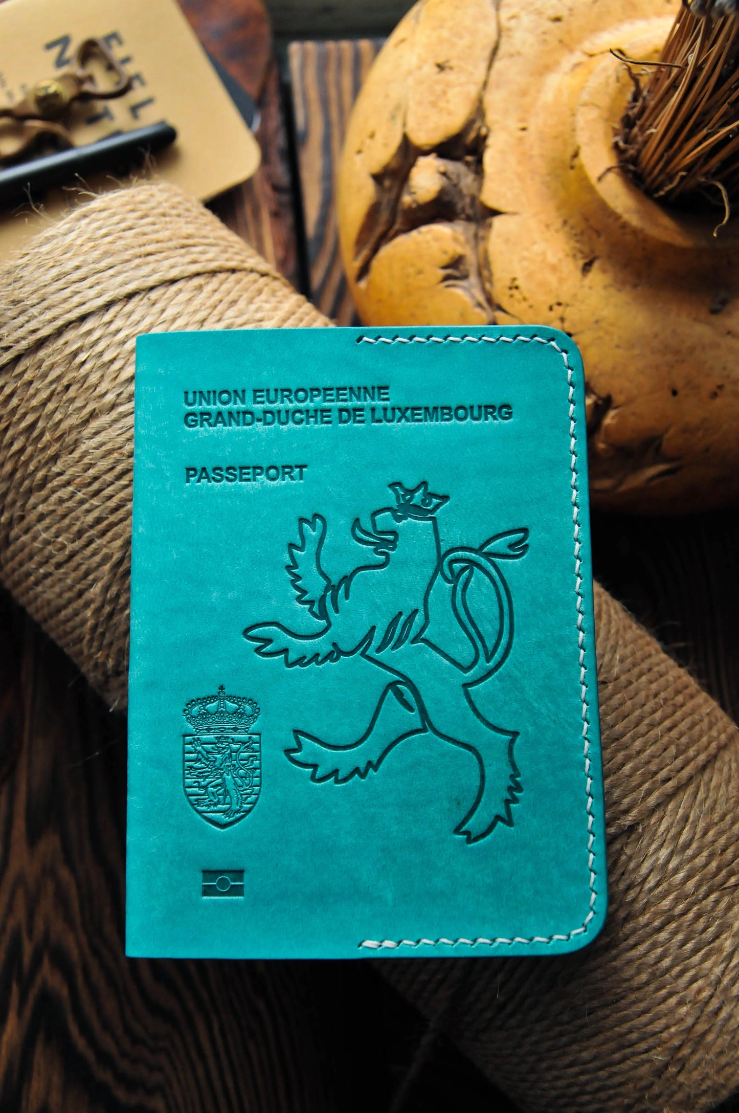 Passport cover for Luxembourg passport