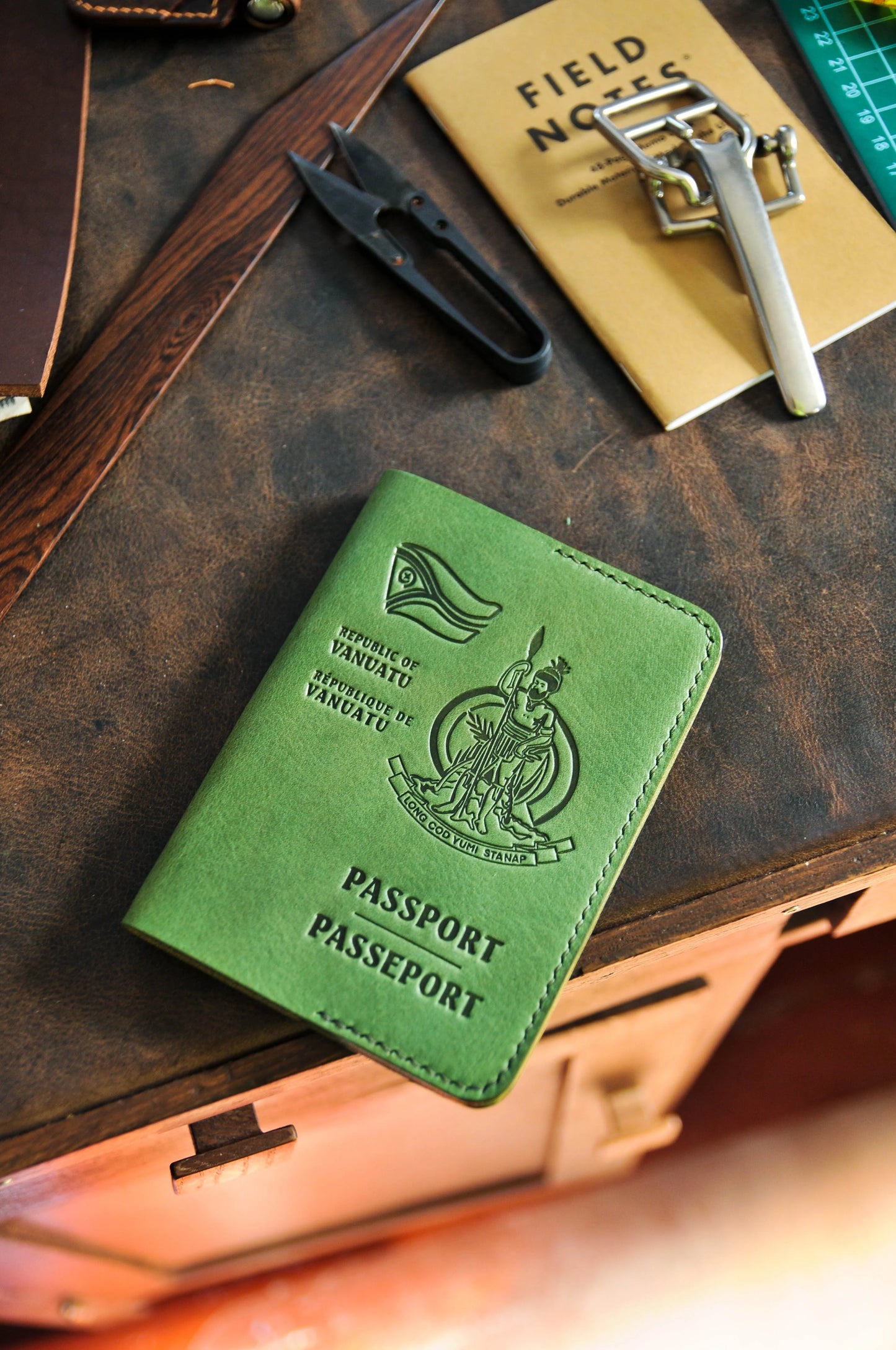 Passport cover for Vanuatu passport