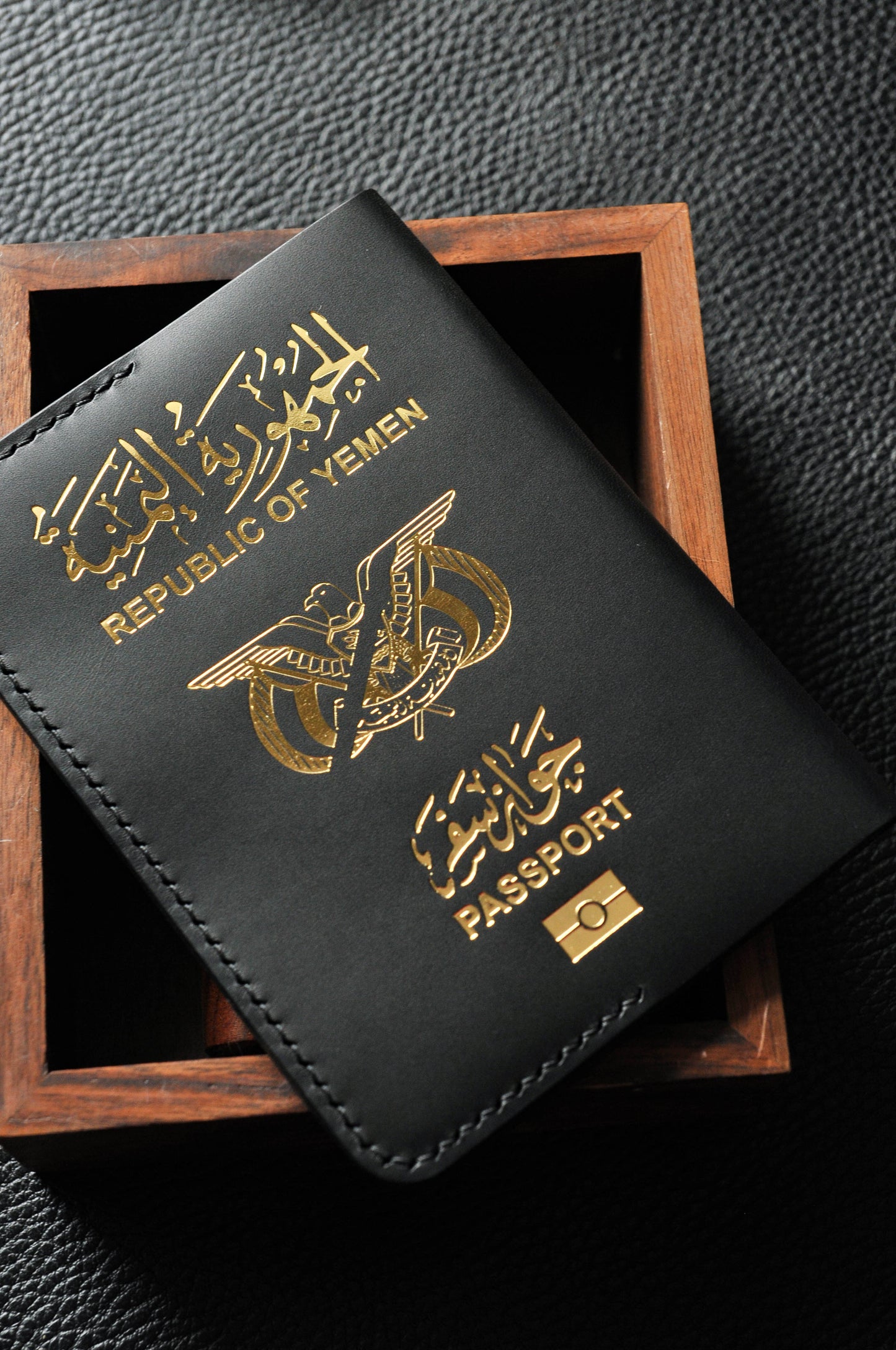 Passport cover for Yemen passport