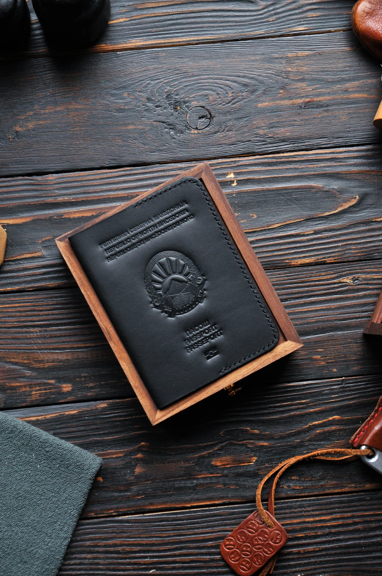 Passport cover for Macedonia passport