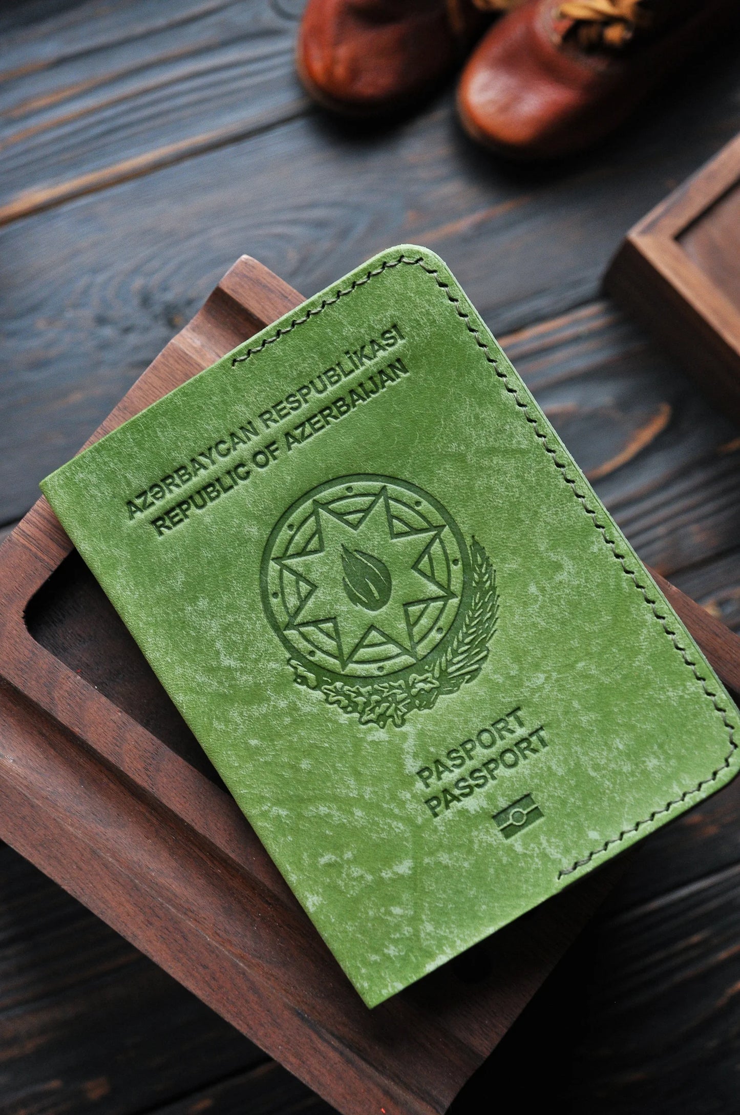 Passport cover for Azerbaijan passport