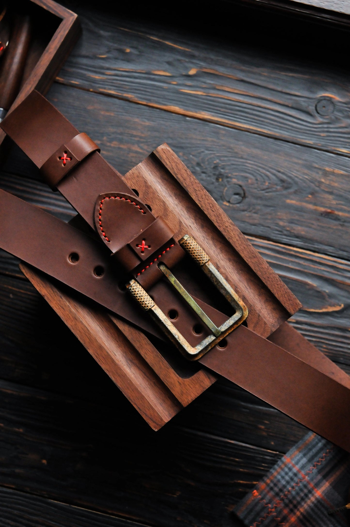 Brown Leather Belt