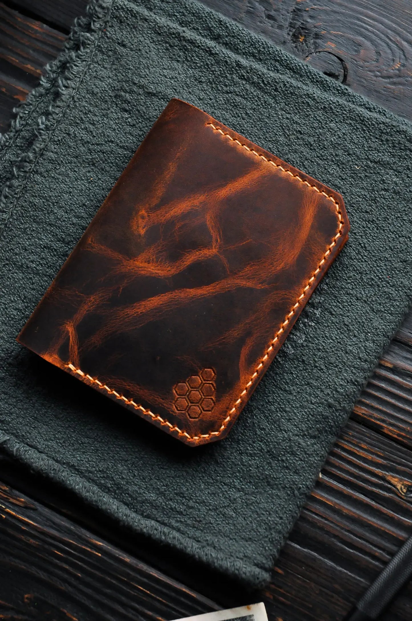 Minimalist leather wallet