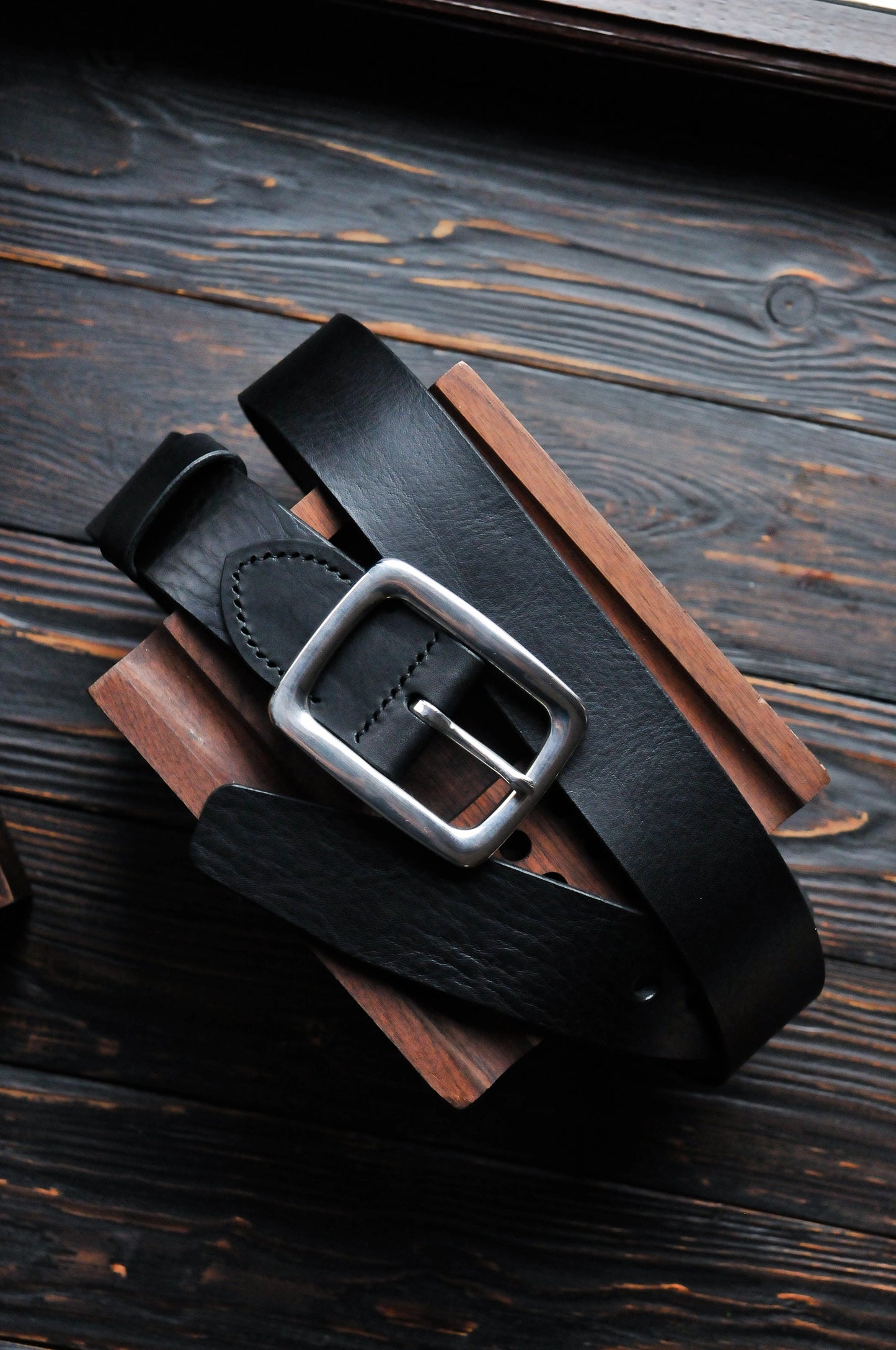 Black Leather Belt