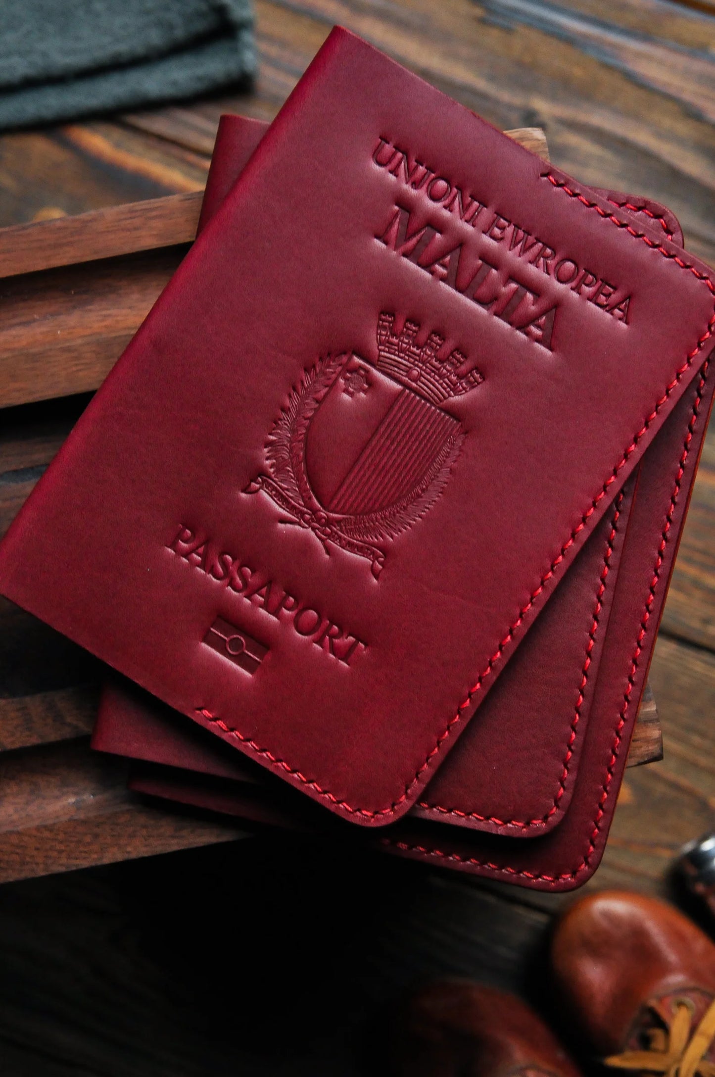 Passport cover for Malta passport