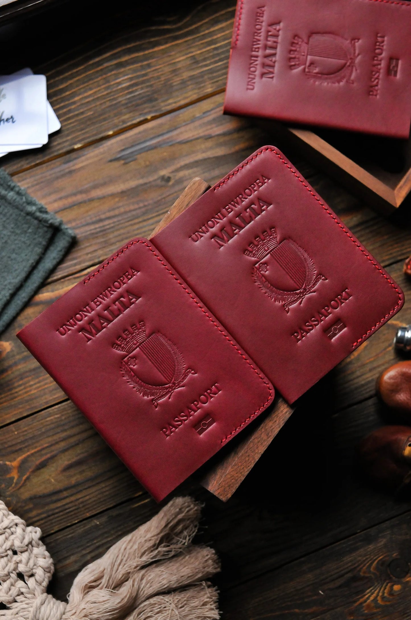 Passport cover for Malta passport