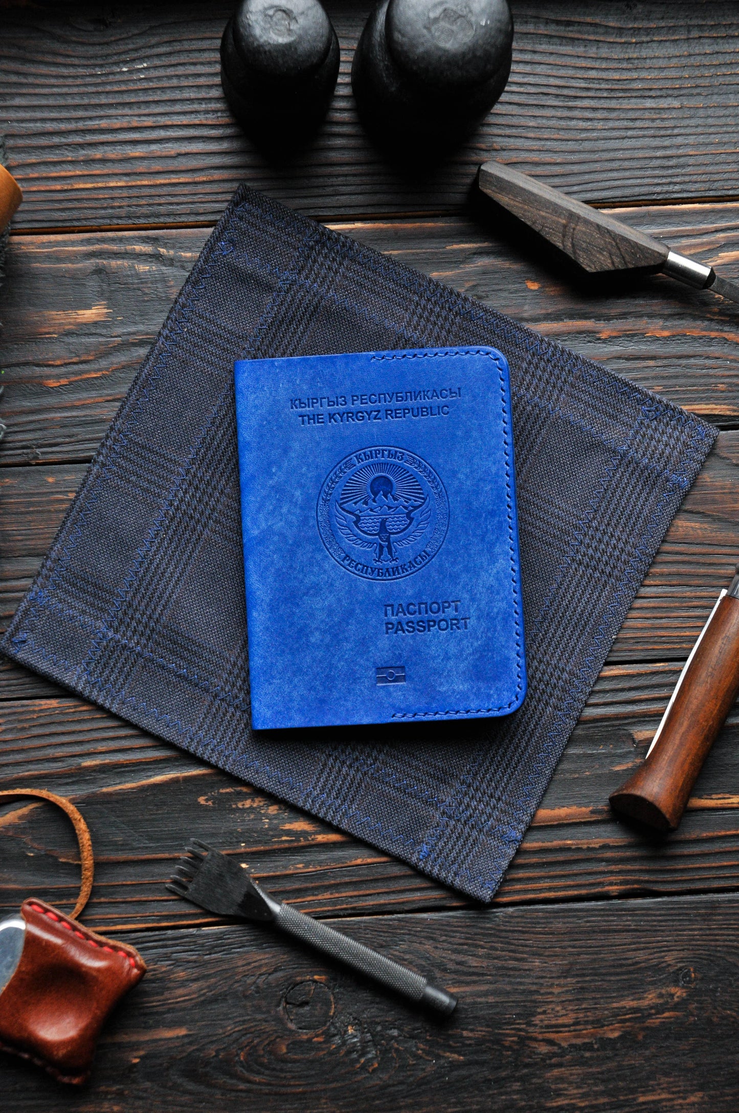 Passport cover for Kyrgyzstan passport