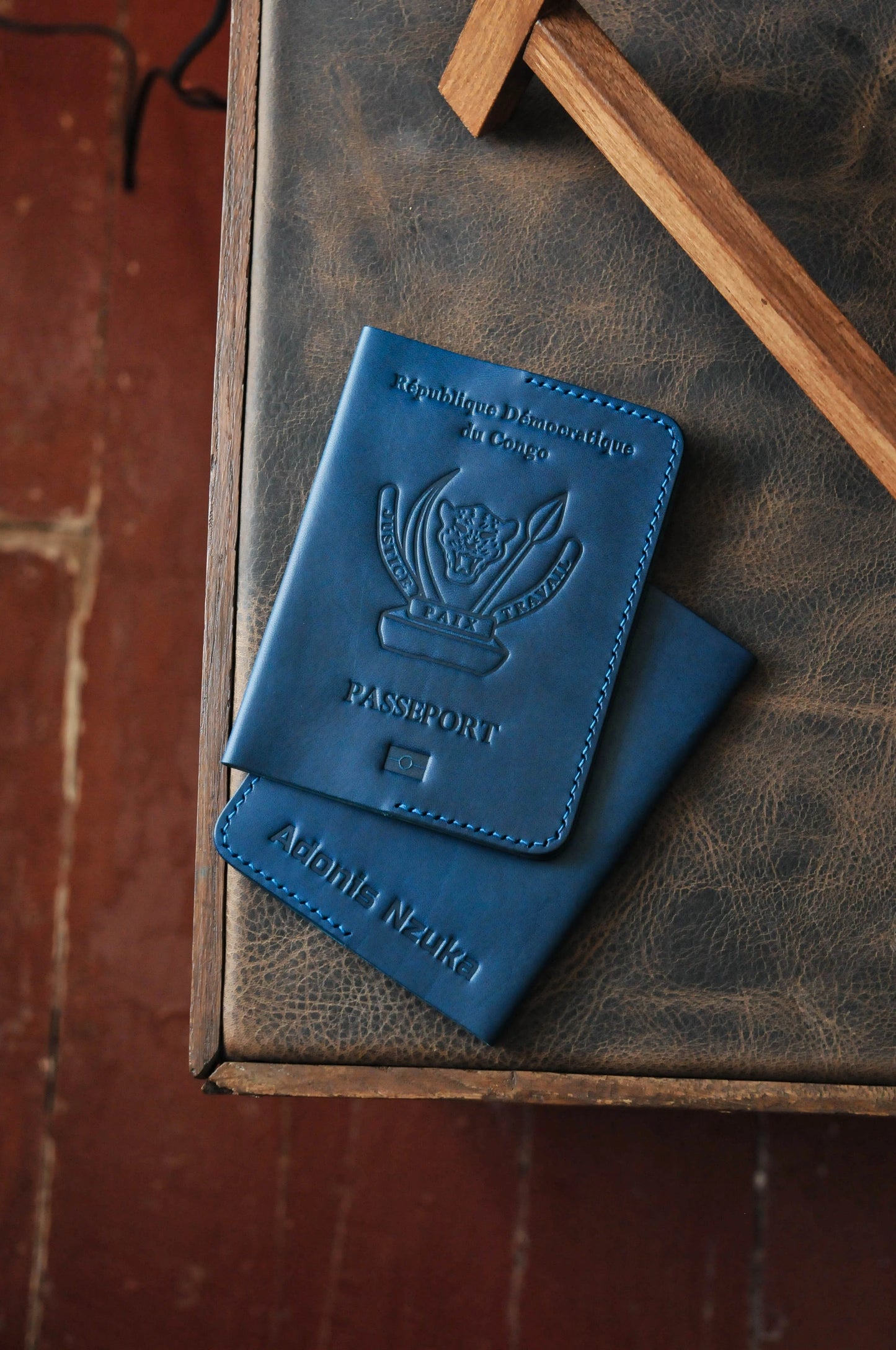 Passport cover for Congo passport