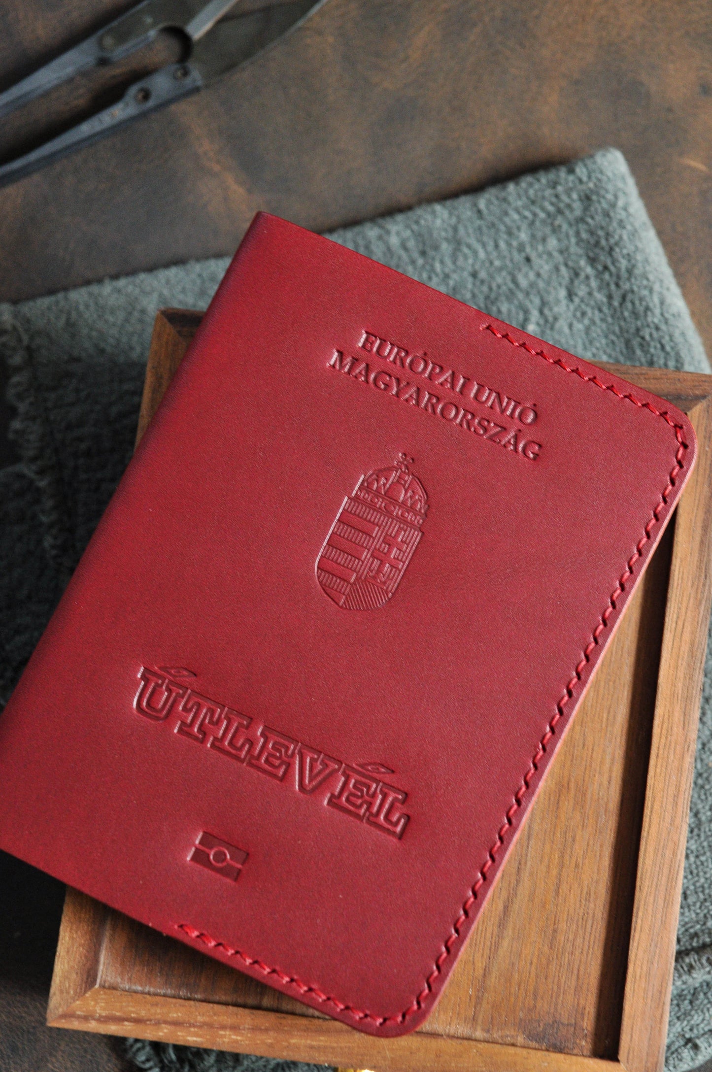 Passport cover for Hungary passport
