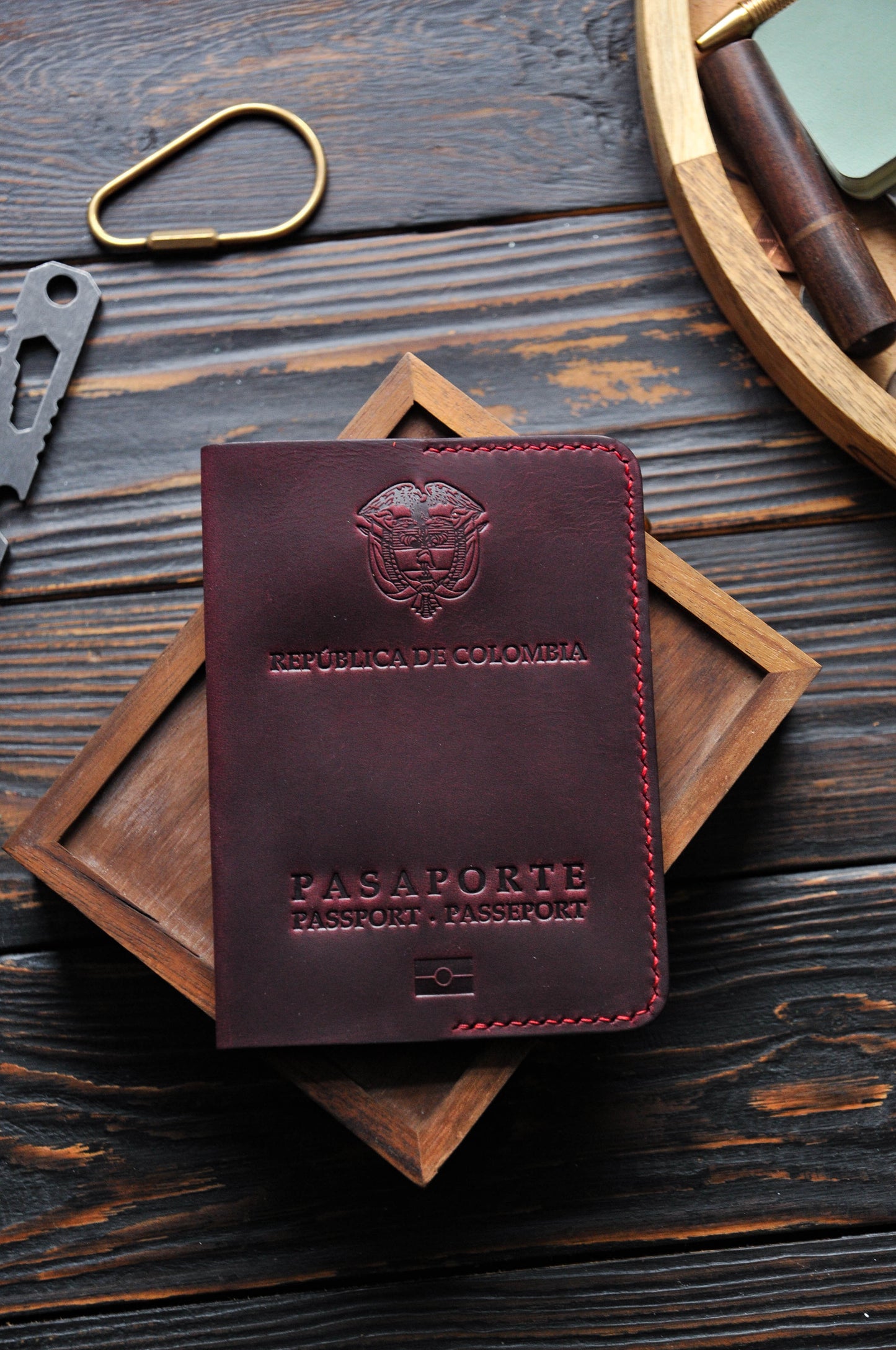 Passport cover for Colombia passport