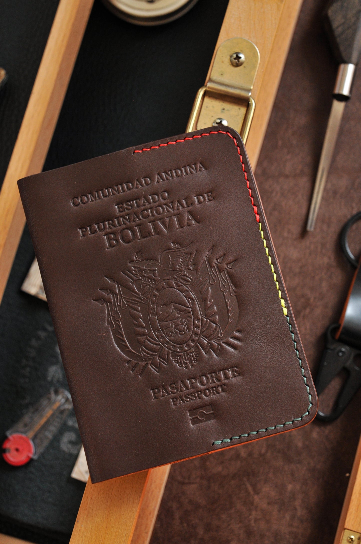 Passport cover for Bolivia passport
