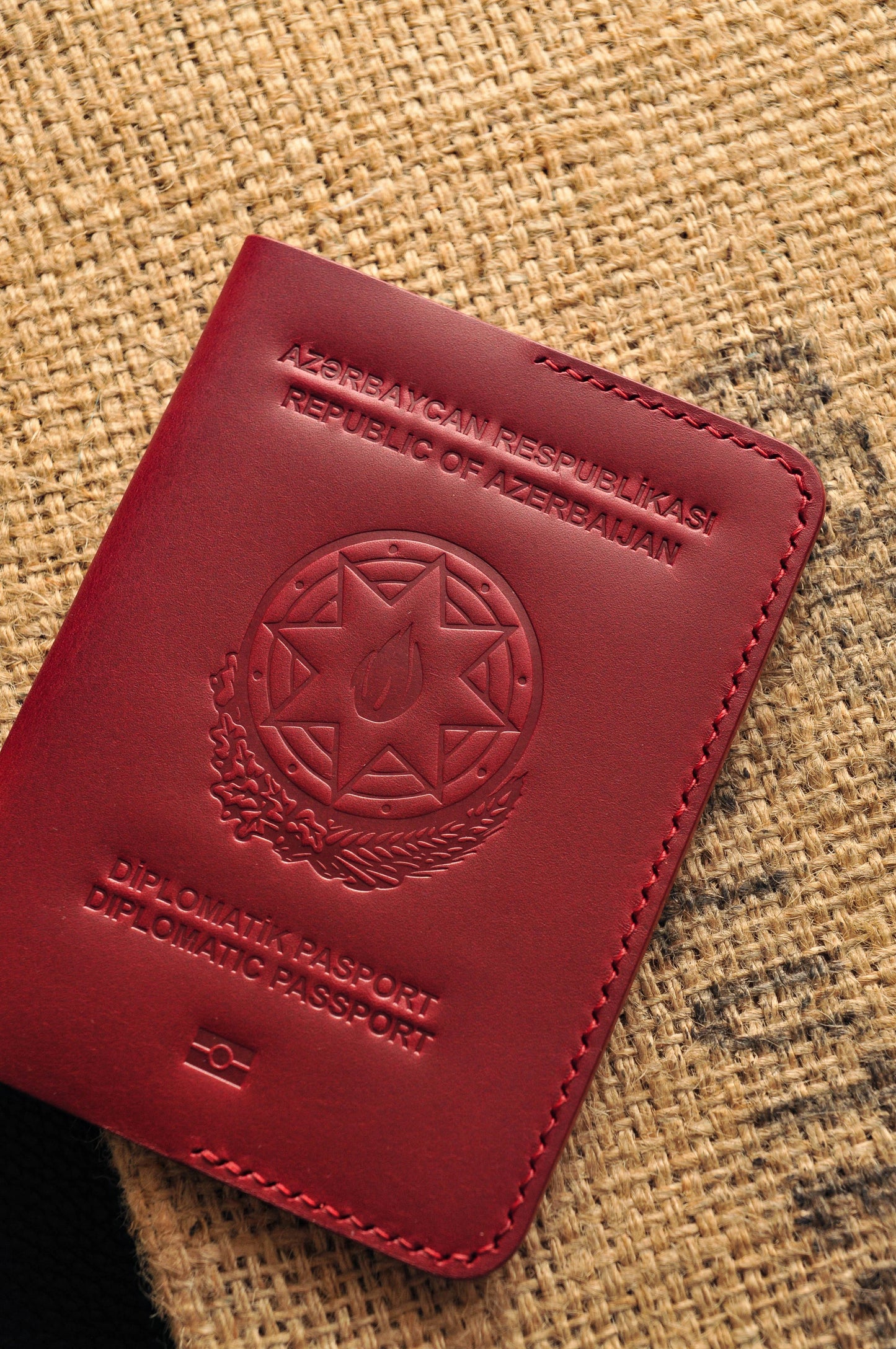 Passport cover for Azerbaijan passport