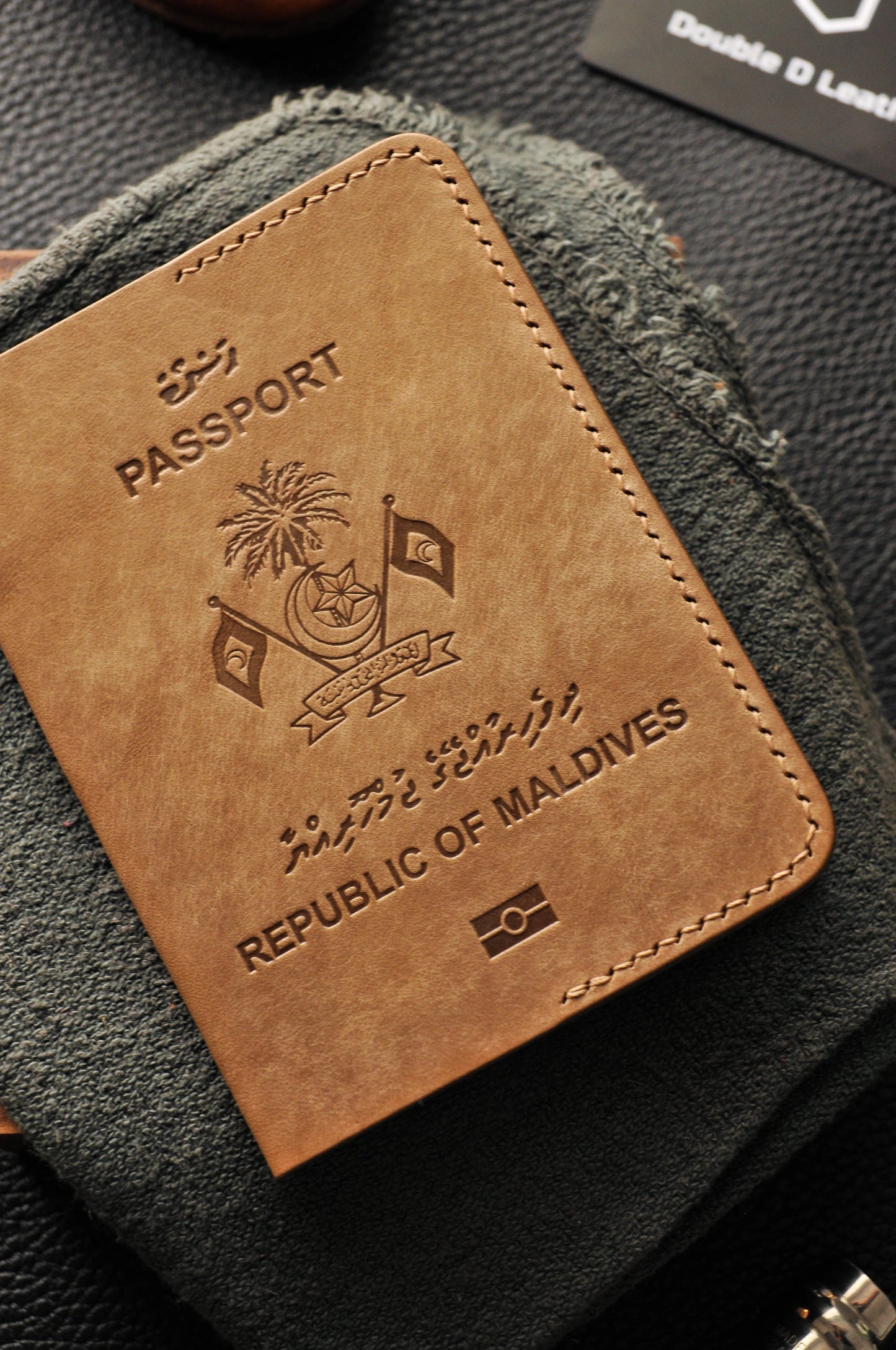 Passport cover for Maldives passport