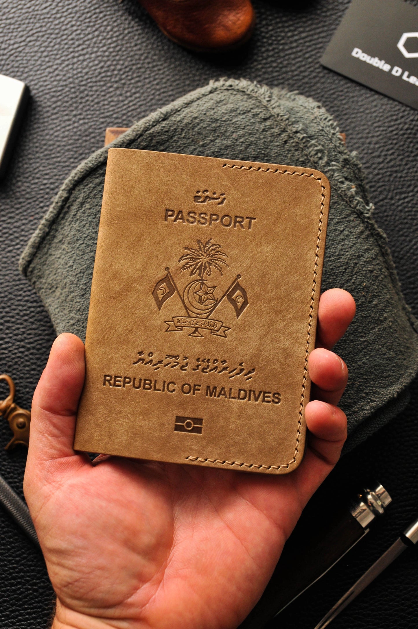 Passport cover for Maldives passport
