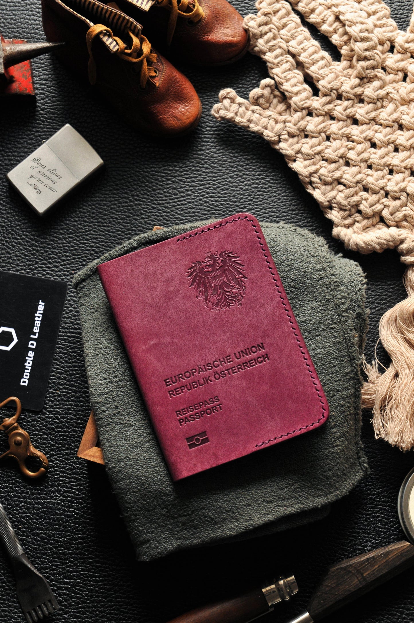 Passport cover for Austria passport