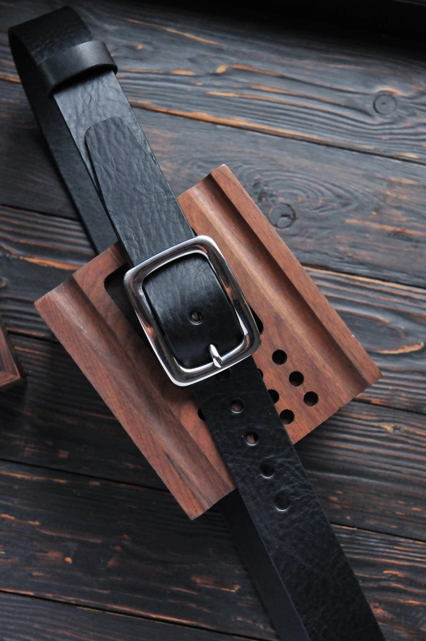 Black Leather Belt