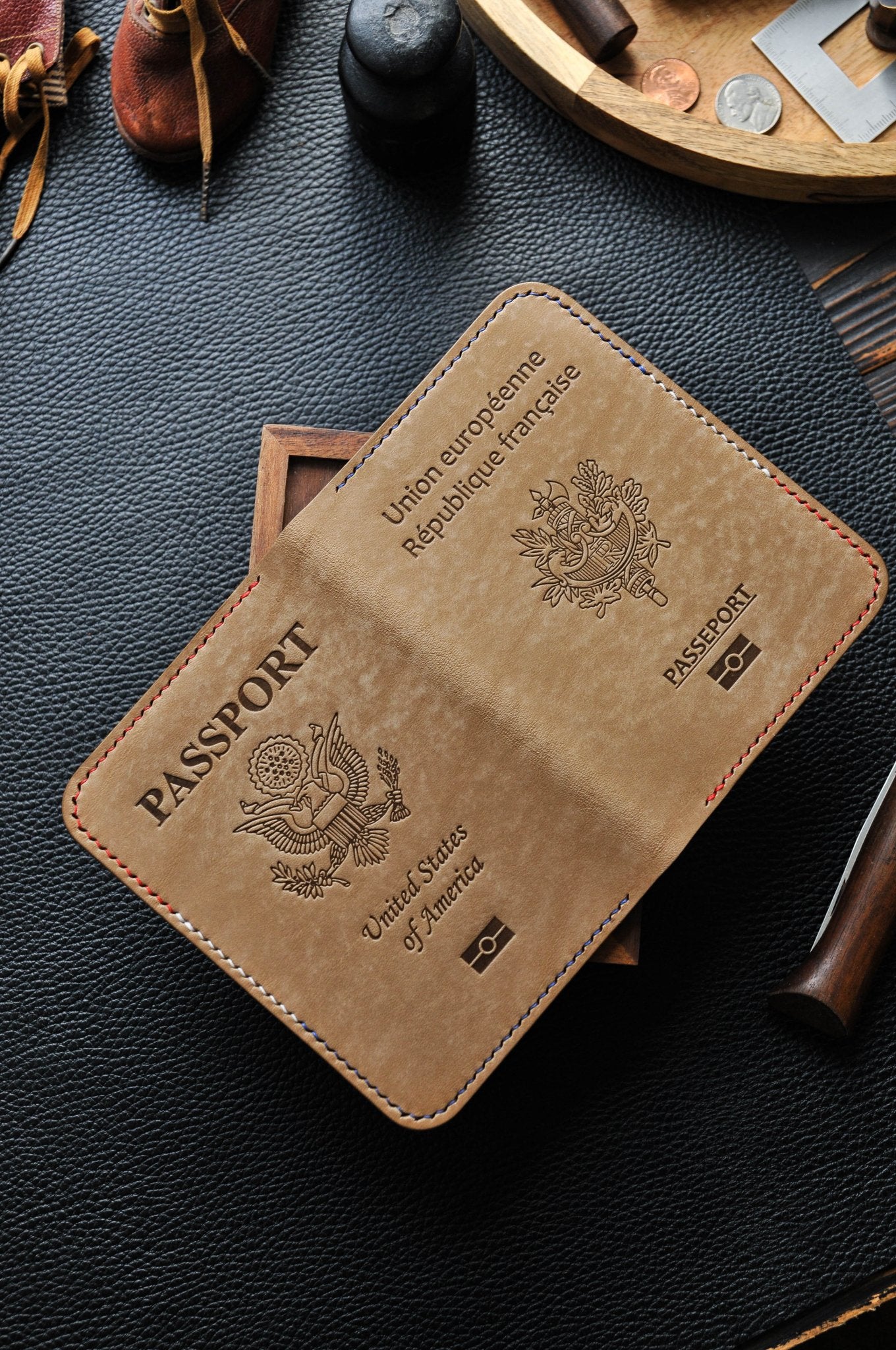 Documents holder for dual citizenship