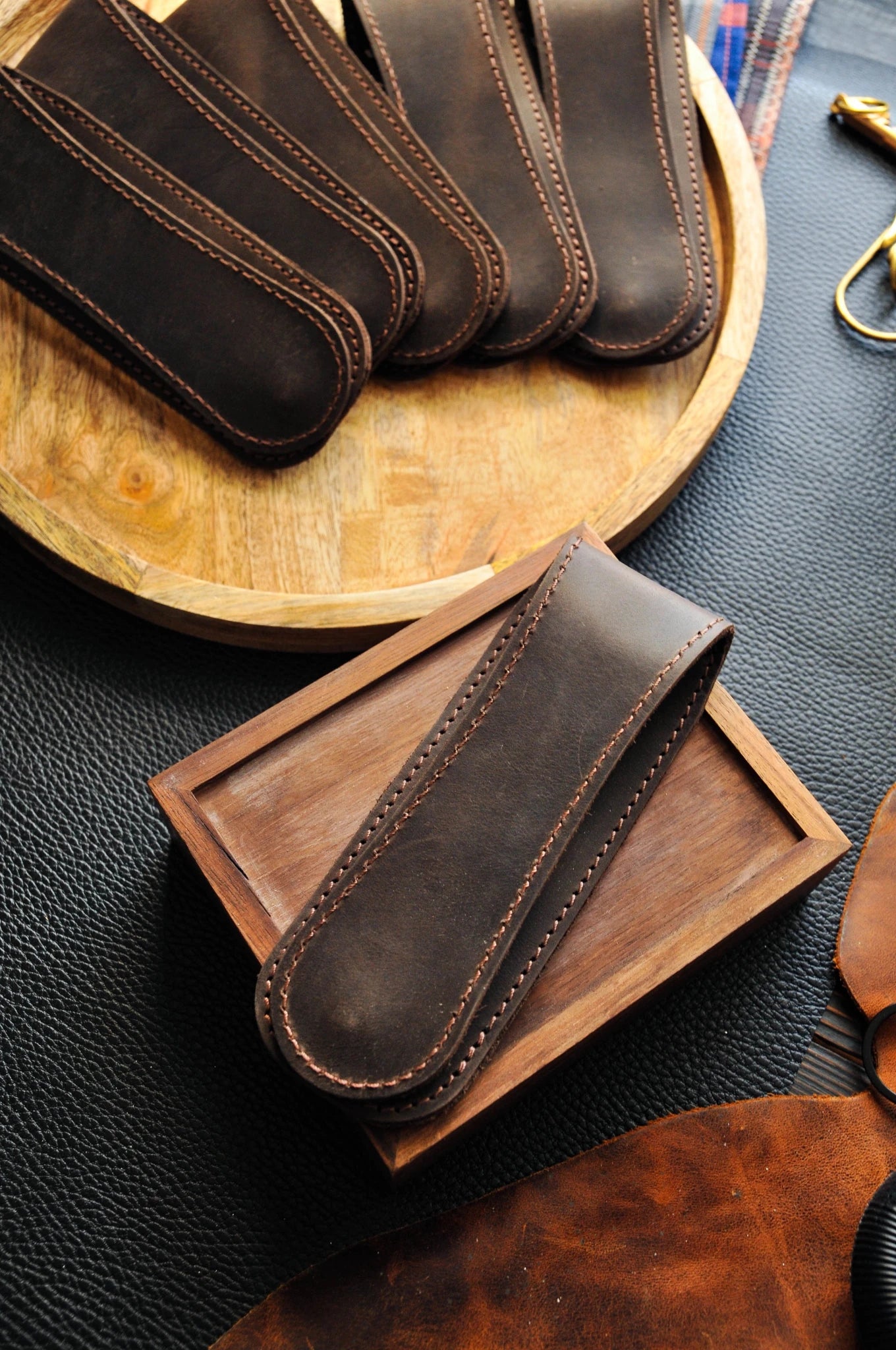 LEATHER COIN WALLET, Leather Coin Pouch, Sap Coin Holder, Sap Coin Pouch, Slap Jacks, Leather Sap, Belt Coin Pouch, Slapper