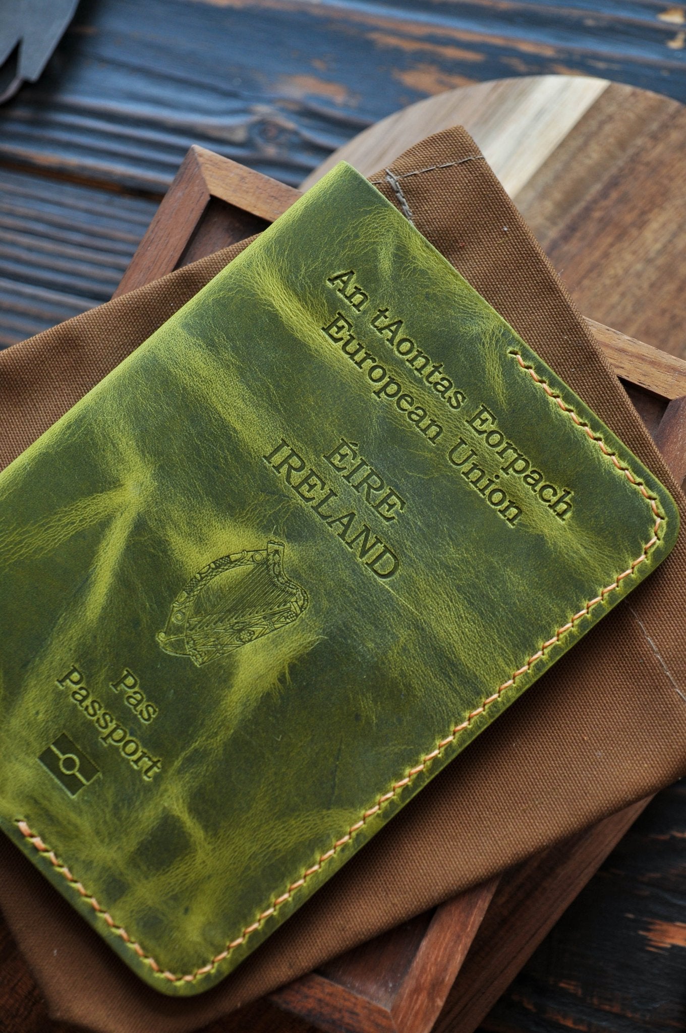 Passport cover for Ireland passport