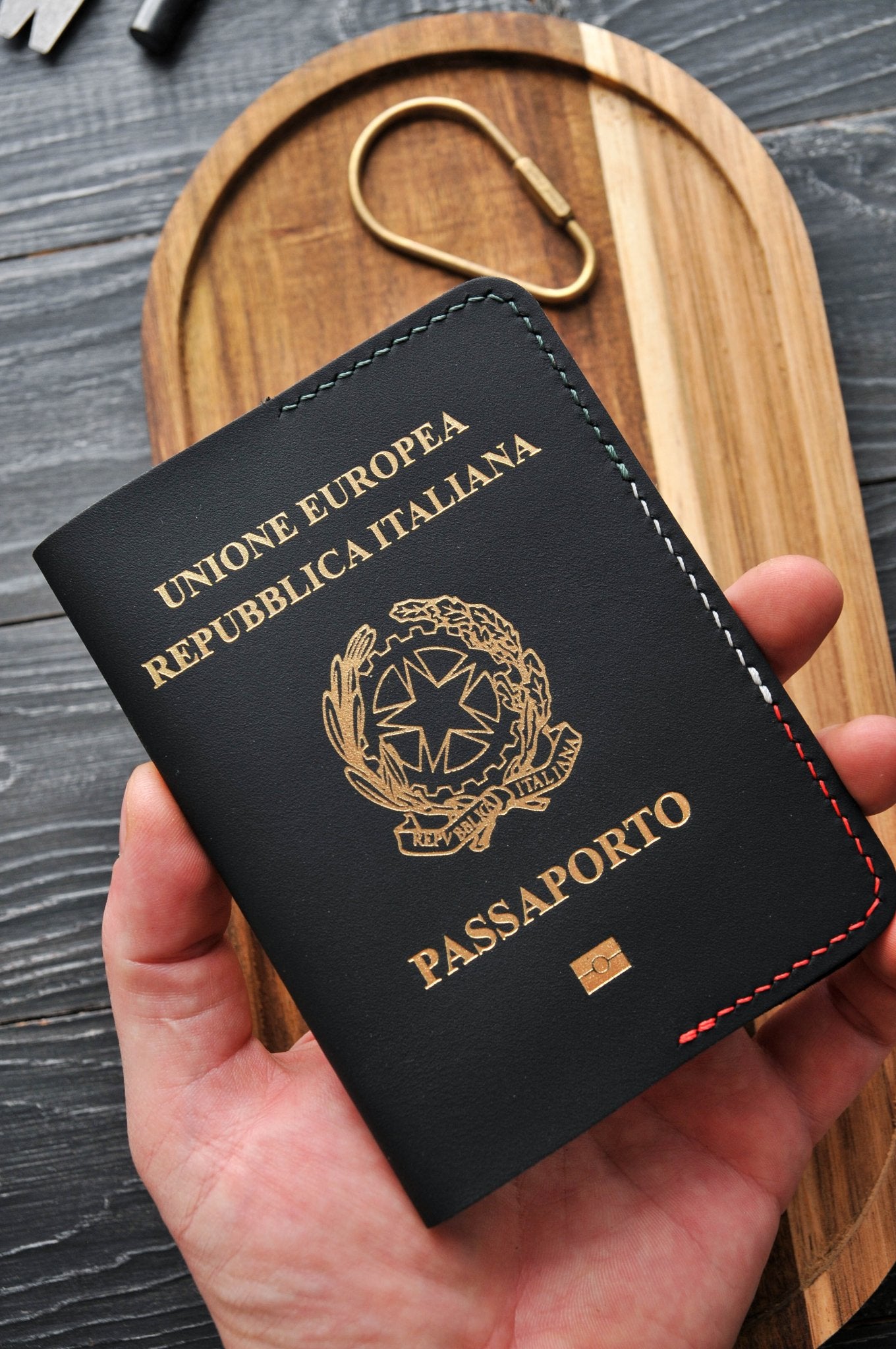 Passport cover for Italian passport