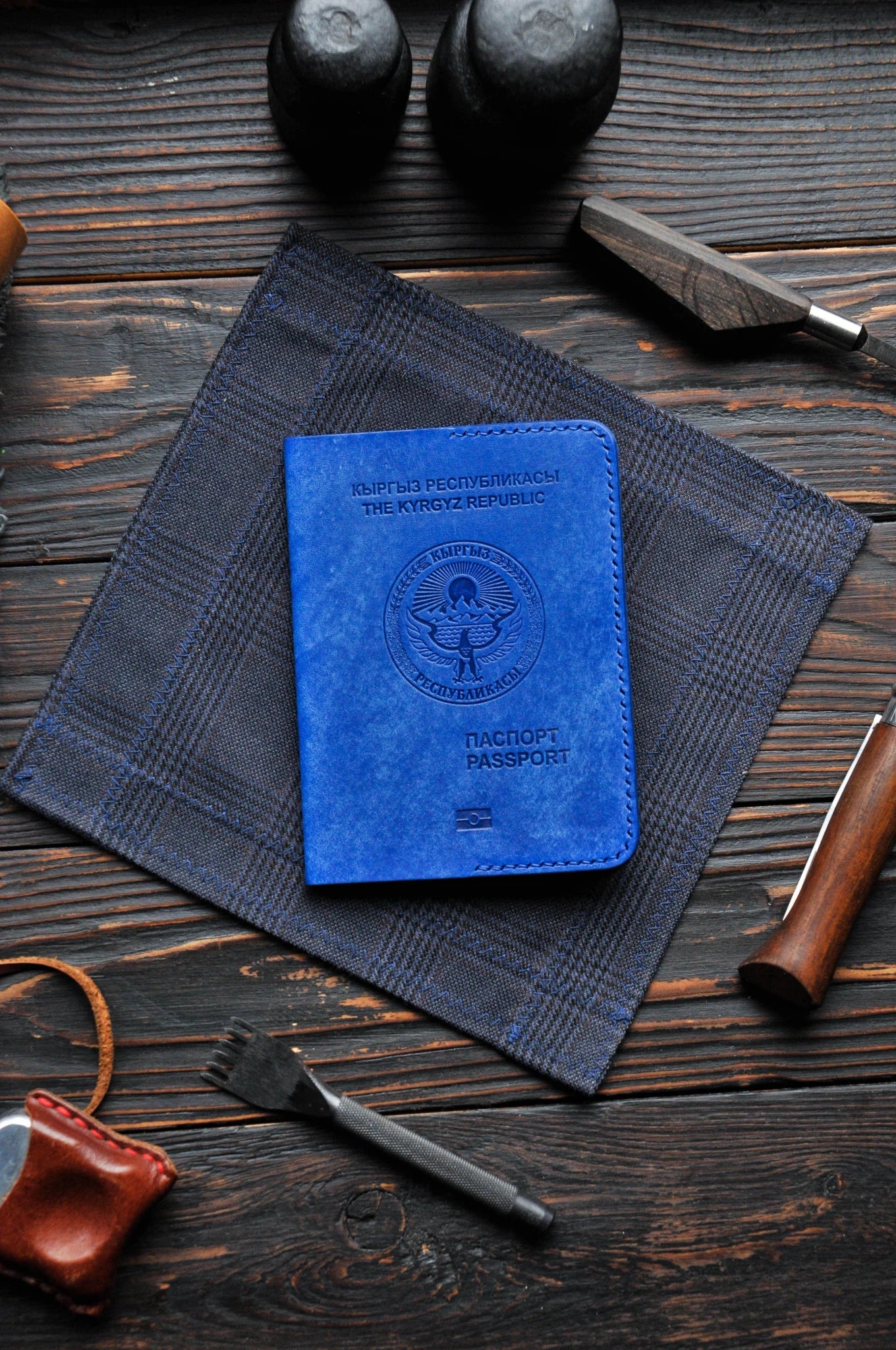 Passport cover for Kyrgyzstan passport