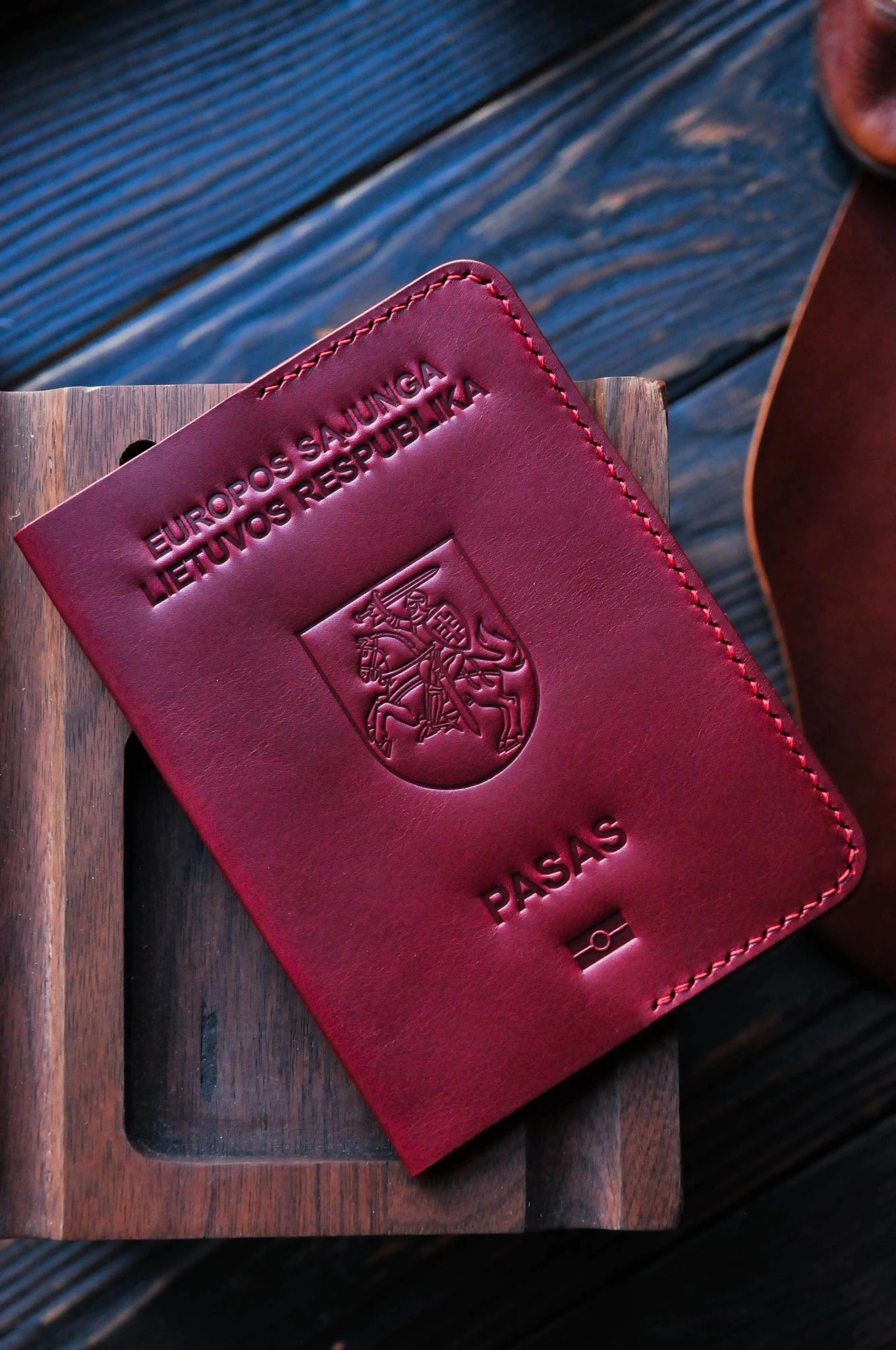 Passport cover for Lithuania passport