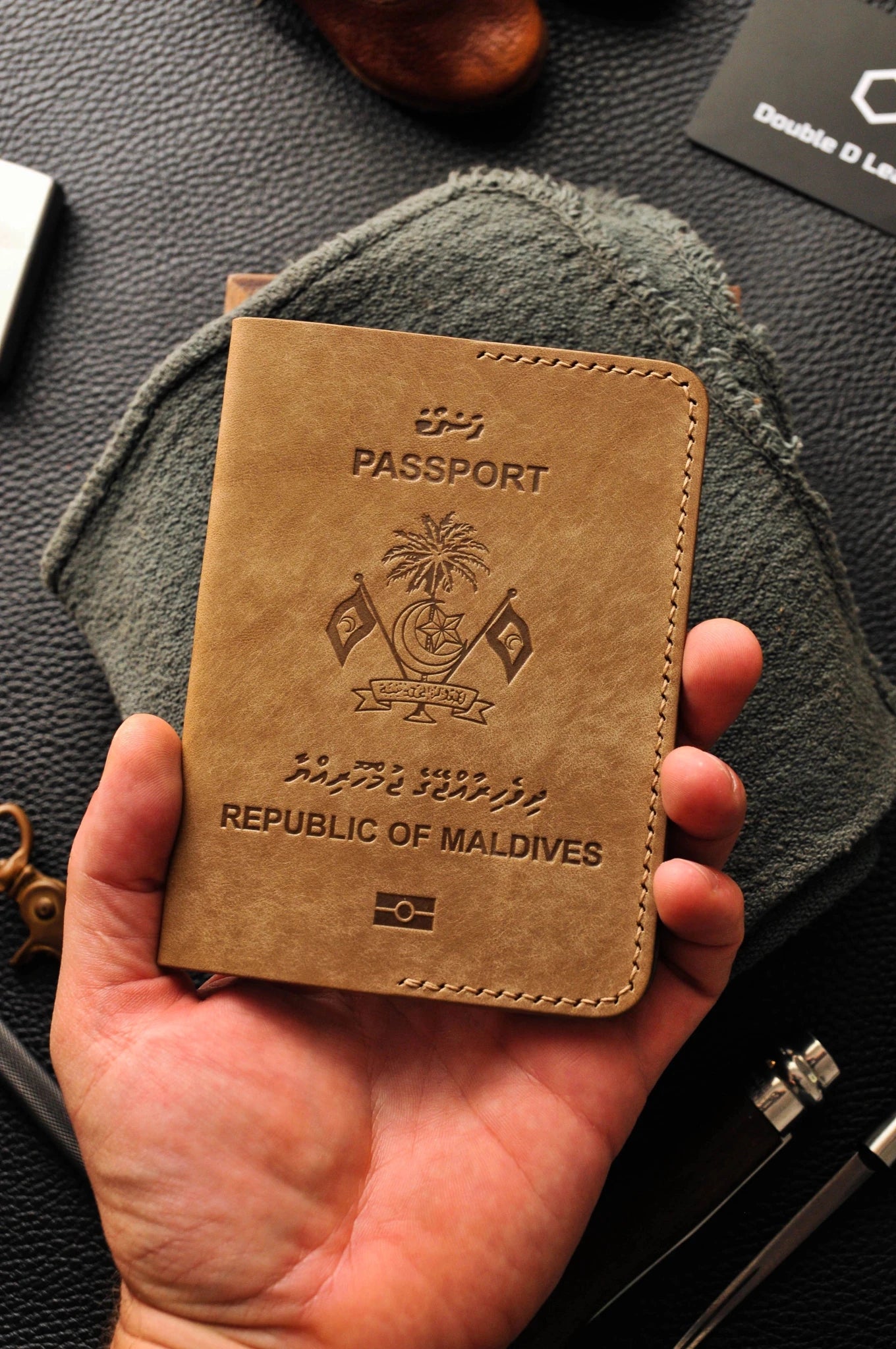 Passport cover for Maldives passport
