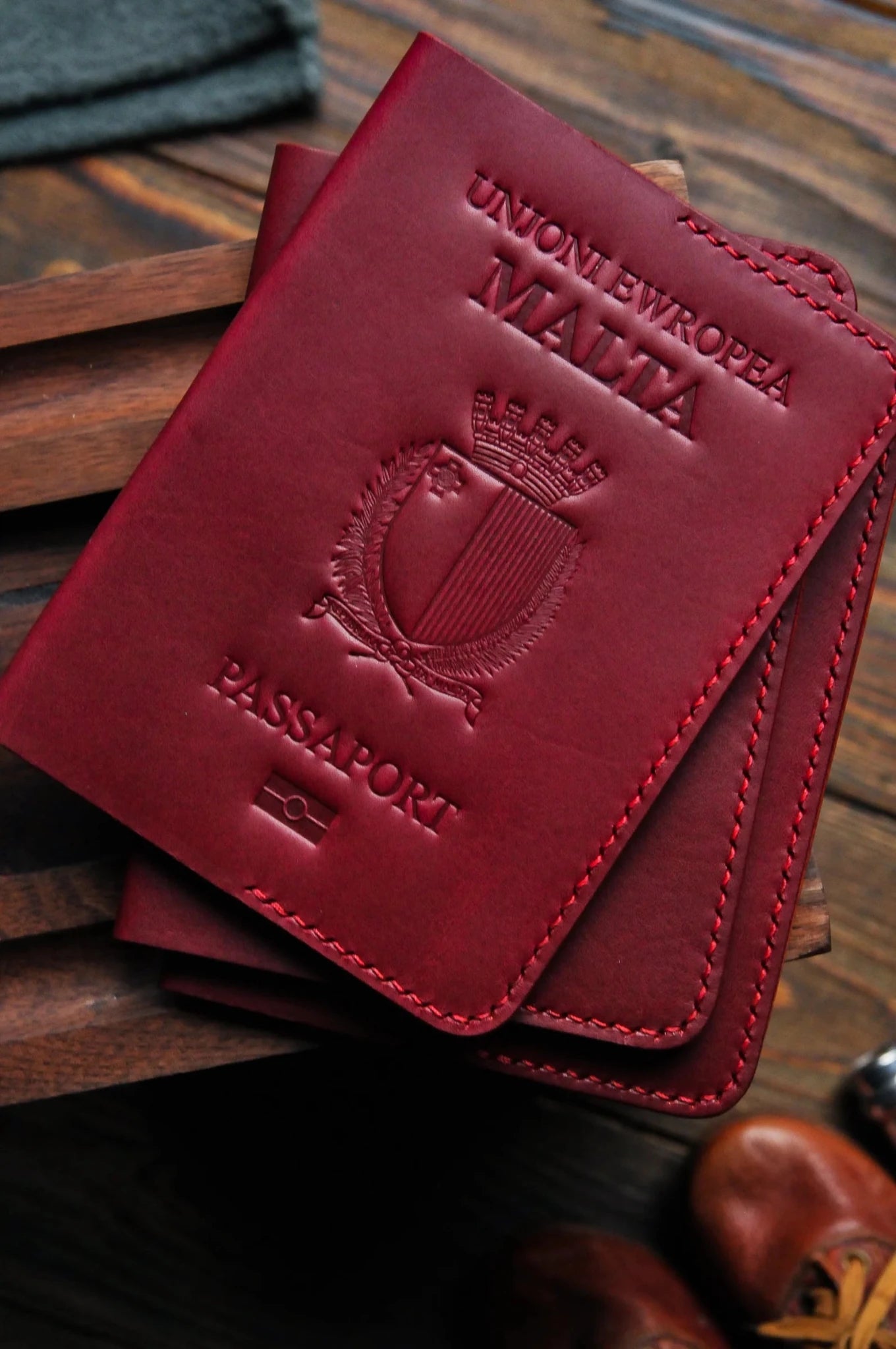 Passport cover for Malta passport