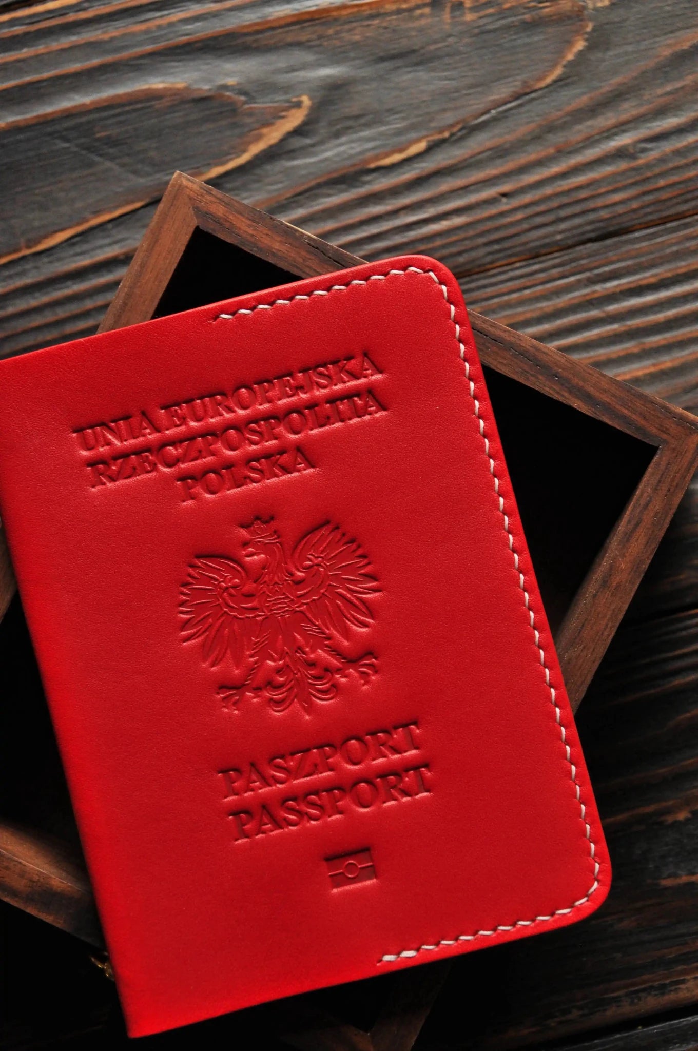Passport cover for Polish passport