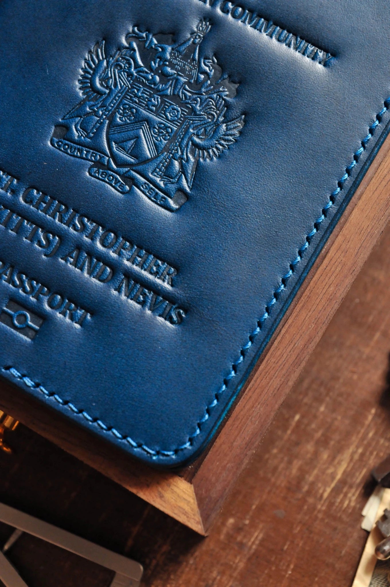 Passport cover for Saint Kitts and Nevis passport