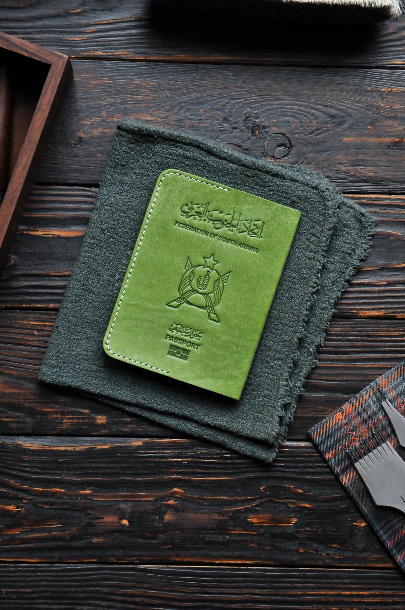 Passport cover for South Arabia passport