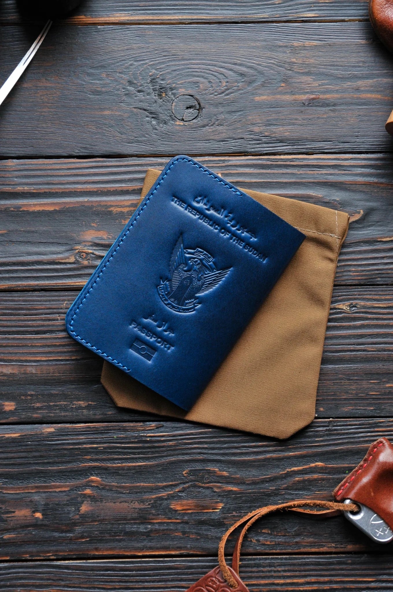 Passport cover for Sudan passport