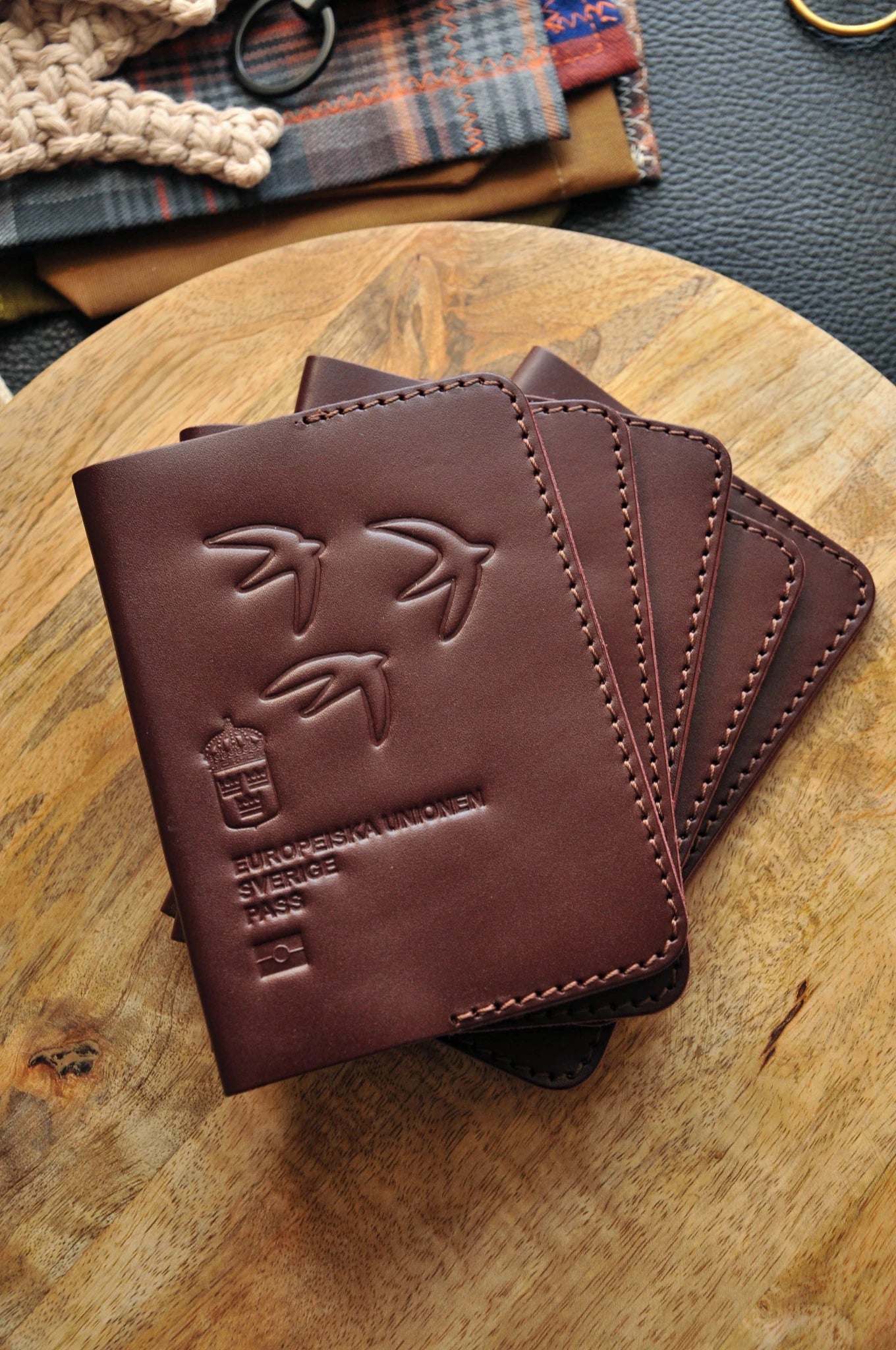 Passport cover for Sweden passport
