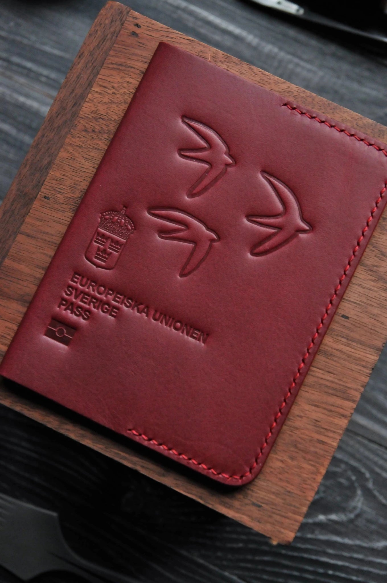 Passport cover for Sweden passport