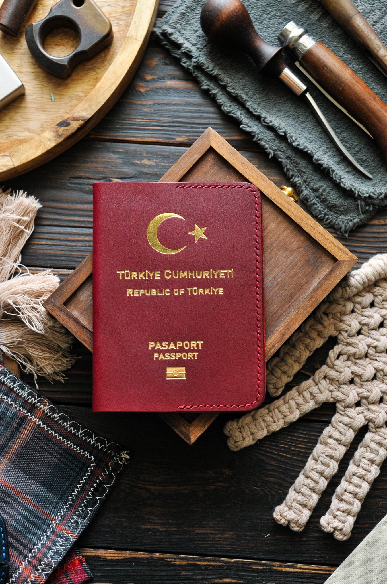 Passport cover for Turkey passport