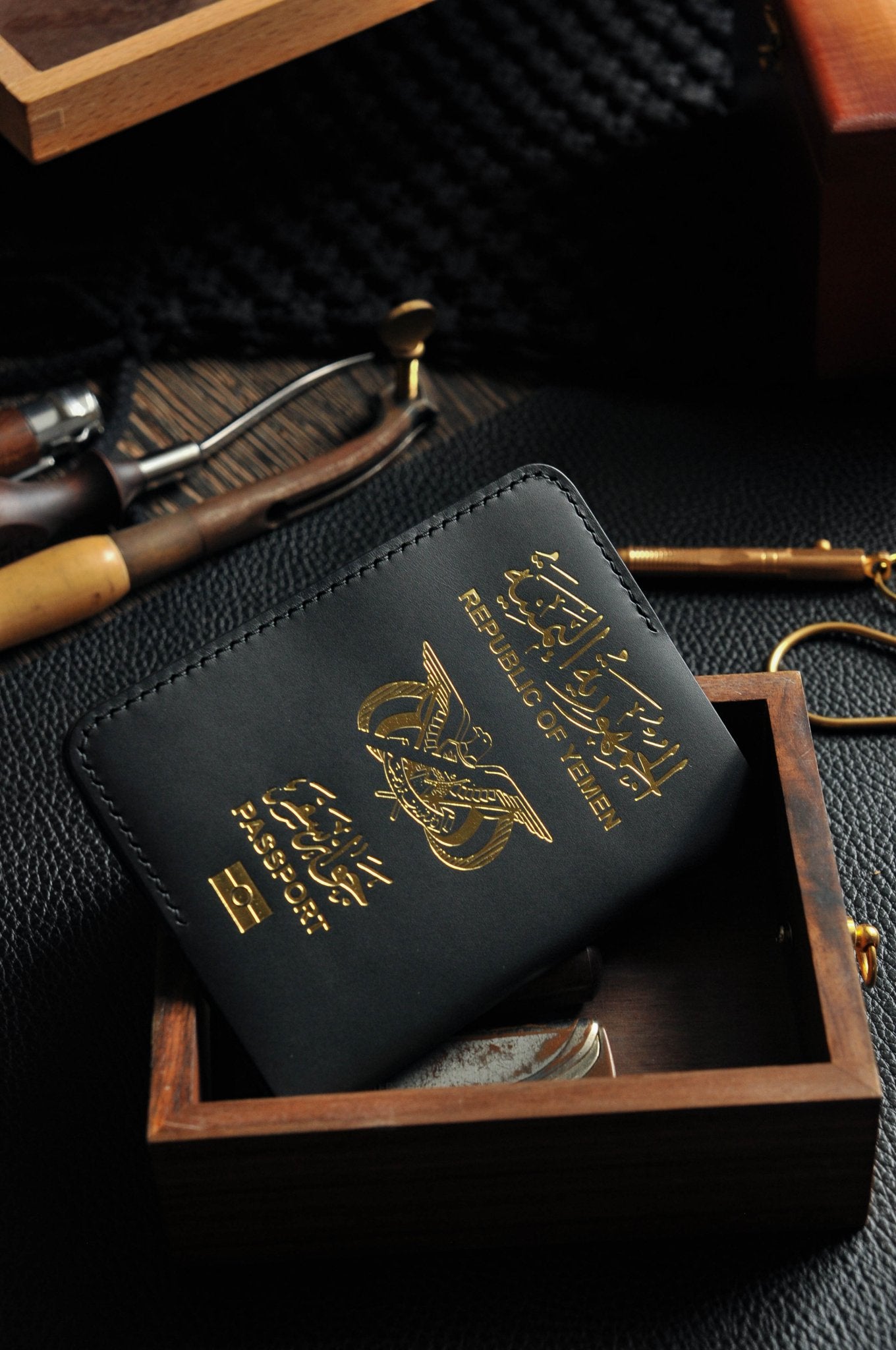 Passport cover for Yemen passport